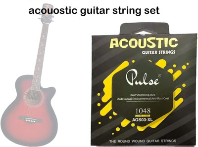 MUSIKING Acoustic PULSEE ACOUSTIC STRING AGS03XL AB28 Guitar String(6 Strings)