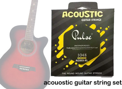 beatbox Acoustic PULSEE ACOUSTIC STRING AGS03XL AB9 Guitar String(6 Strings)