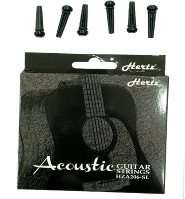 Hertz Acoustic GUITAR STIRNG SET Guitar String(6 Strings)