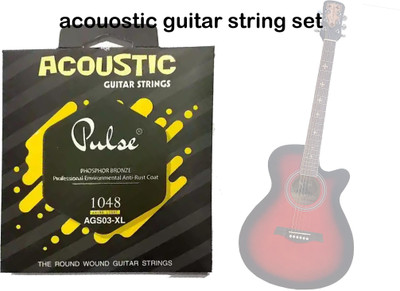MUSIKING Acoustic PULSEE ACOUSTIC STRING AGS03XL AB7 Guitar String(6 Strings)