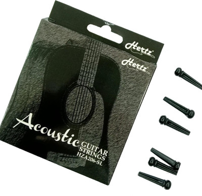 Hertz Acoustic ADVANCE WITH BRIDGE PIN 06 HZR MDA8 Guitar String(6 Strings)