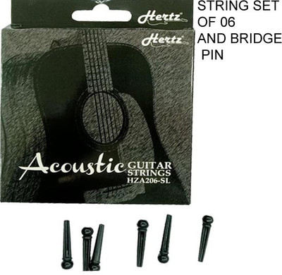 Hertz Acoustic ADVANCE WITH BRIDGE PIN 06 HZR MDB8 Guitar String(6 Strings)