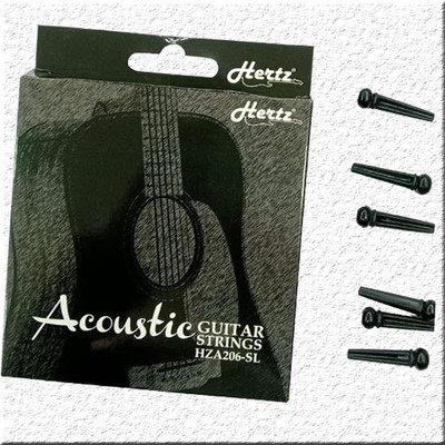 Hertz Acoustic ADVANCE WITH BRIDGE PIN 06 HZR MDA24 Guitar String(6 Strings)