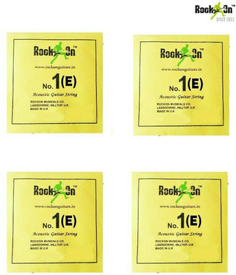 RockOn Acoustic E 1st acoustic guitar string set of 4 Guitar String(4 Strings)