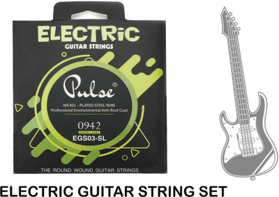 music galaxy Electric PULSE ELECTRIC STRING SET EGS03 SL MGA4 Guitar String(6 Strings)