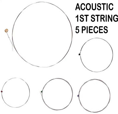 MUSIKING Acoustic 1ST E STRING FOR ACOUSTIC GUITAR MODL07 Guitar String(5 Strings)