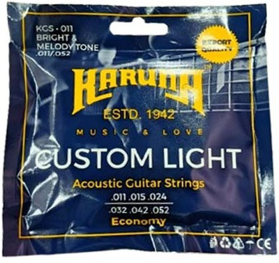 KARUNA Acoustic CUSTOM LIGHT GAUGE MG 31 Guitar String(6 Strings)