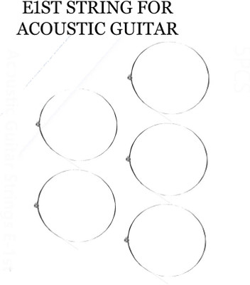 jijya Acoustic e1st 5 pcs a16 Guitar String(5 Strings)