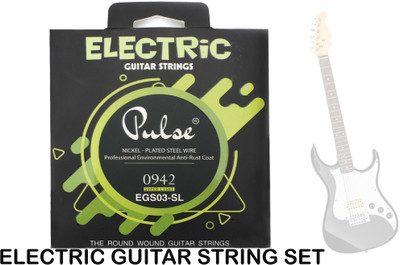 MUSIKING Electric PULSE ELECTRIC STRING SET EGS03 SL MGA6 Guitar String(6 Strings)