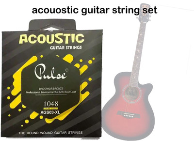 MUSIKING Acoustic PULSEE ACOUSTIC STRING AGS03XL AB34 Guitar String(6 Strings)