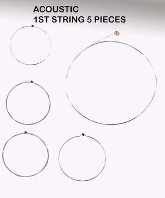jijya Acoustic e1st 5 pcs a66 Guitar String(5 Strings)