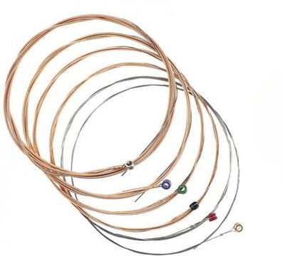 Adiohub Acoustic Acoustic Guitar Strings 6 Pcs Set SP-110, 85/15 Bronze Guitar String Guitar String(6 Strings)