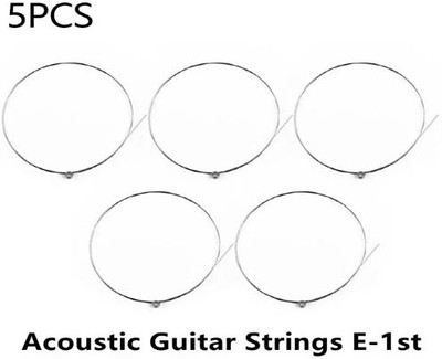 MUSIKING Acoustic 1ST E STRING FOR ACOUSTIC GUITAR MODL45 Guitar String(5 Strings)