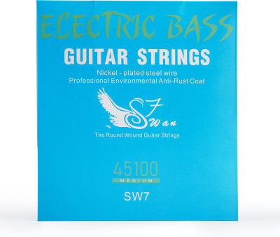 swan7 Bass SW7 Bass Guitar String Guitar String(Pack of 4, 4 Strings)