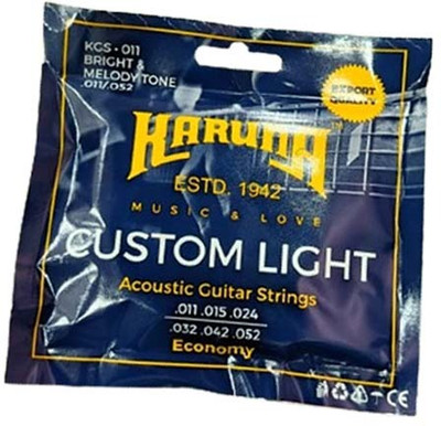 KARUNA Acoustic CUSTOM LIGHT GAUGE MG 28 Guitar String(6 Strings)
