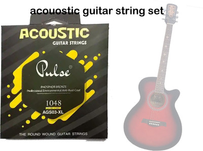 MUSIKING Acoustic PULSEE ACOUSTIC STRING AGS03XL AB29 Guitar String(6 Strings)