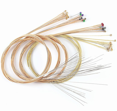 KH Acoustic SP-100 Acoustic Guitar Strings | 85/15 Bronze, Extra Light Gauge (.010-.048), Guitar String(6 Strings)