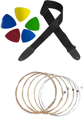 MUSIKING KARUNA STRING BLACK BELT 5 PICKS MGJA33 Guitar Pick(Pack of 5)