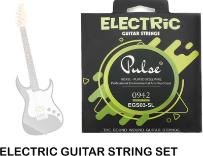 music galaxy Electric PULSE ELECTRIC STRING SET EGS03 SL MGA28 Guitar String(6 Strings)