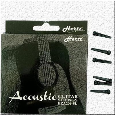 Hertz Acoustic ADVANCE WITH BRIDGE PIN 06 HZR MDA29 Guitar String(6 Strings)