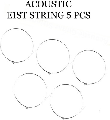 jijya Acoustic e1st 5 pcs a74 Guitar String(5 Strings)