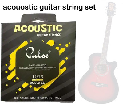 MUSIKING Acoustic PULSEE ACOUSTIC STRING AGS03XL AB46 Guitar String(6 Strings)