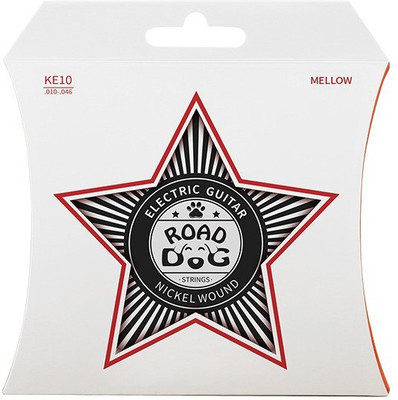 ROAD DOG Electric KE-10 Electric Guitar Strings ultra-thin Coated (KE10 MELLOW) 010-046 Guitar String(6 Strings)