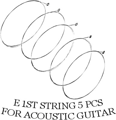 jijya Acoustic e1st 5 pcs a60 Guitar String(5 Strings)
