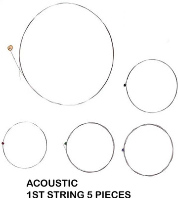 beatbox Acoustic 1ST E STRING FOR ACOUSTIC GUITAR MODL28 Guitar String(5 Strings)