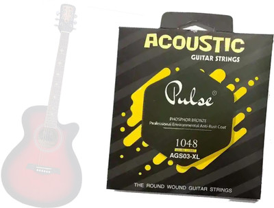 MUSIKING Acoustic PULSEE ACOUSTIC STRING AGS03XL AB24 Guitar String(6 Strings)