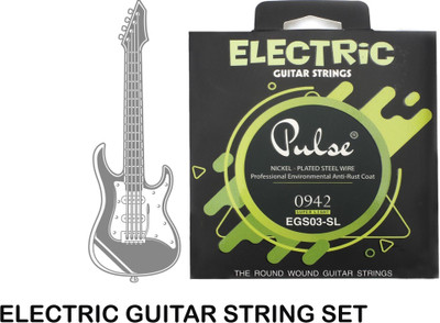 MUSIKING Electric PULSE ELECTRIC STRING SET EGS03 SL MGA30 Guitar String(6 Strings)