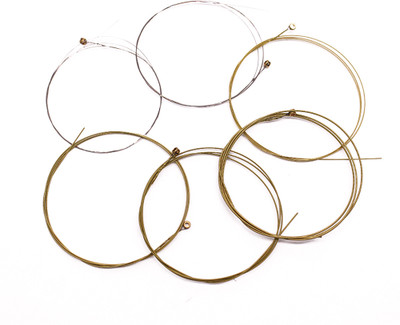 Mocking Bird Acoustic 6 Guitar String Extra Light Stainless Steal Strings Set for Acoustic Guitar Guitar String(Pack of 6, 6 Strings)