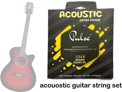 MUSIKING Acoustic PULSEE ACOUSTIC STRING AGS03XL AB3 Guitar String(6 Strings)