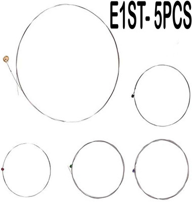 music galaxy Acoustic E1ST STRINS 5PC Guitar String(5 Strings)