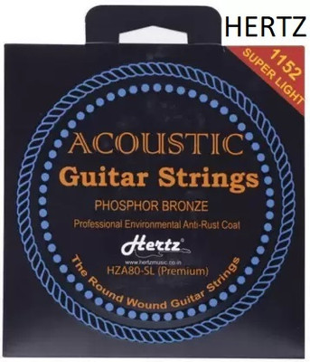 Hertz Acoustic STRING SET Guitar String(6 Strings)
