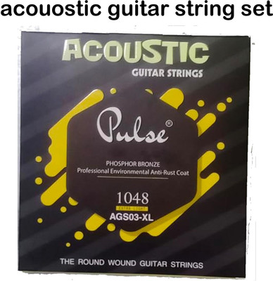 MUSIKING Acoustic PULSEE ACOUSTIC STRING AGS03XL AB43 Guitar String(6 Strings)
