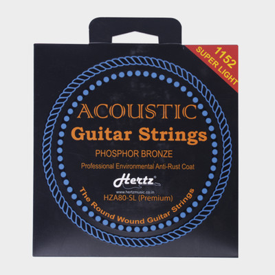 Hertz Acoustic HZ80SL Guitar String(6 Strings)