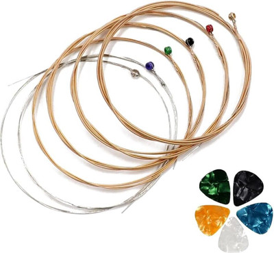 eRise Electric Acoustic Guitar String Full Set of Extra Light Special Acoustic Guitar Strings Stainless Steel Set of 6 Guitar String Guitar String(6 Strings)