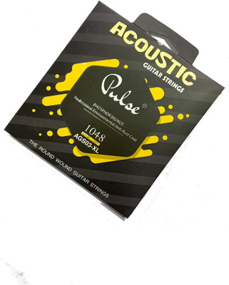 beatbox Acoustic PULSE YELLOW SSTRING SET FOR ACOUSTIC .011 Guitar String(6 Strings)