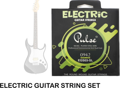 MUSIKING Electric PULSE ELECTRIC STRING SET EGS03 SL MGA1 Guitar String(6 Strings)