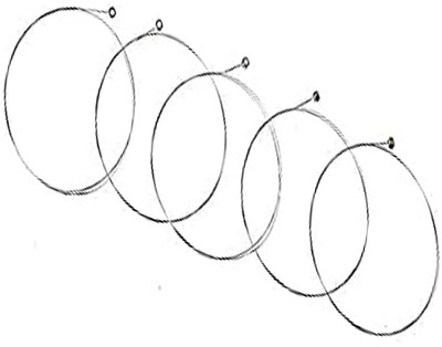 MUSIKING Acoustic 5PC E1ST Guitar String(5 Strings)