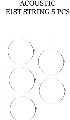 Jiya Acoustic e1st 5 pcs a75 Guitar String(5 Strings)