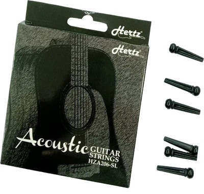 Hertz Acoustic GUITARS STRING SET Guitar String(6 Strings)