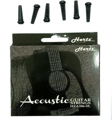 Hertz Acoustic GUITAR STRING SET Guitar String(6 Strings)