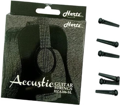 Hertz Acoustic ADVANCE WITH BRIDGE PIN 06 HZR MDB10 Guitar String(6 Strings)