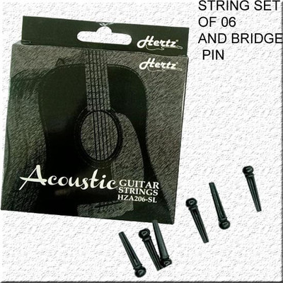 Hertz Acoustic ADVANCE WITH BRIDGE PIN 06 HZR MDB29 Guitar String(6 Strings)