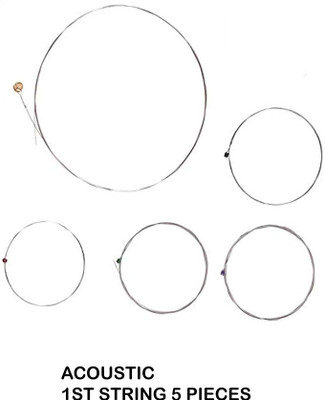 beatbox Acoustic 1ST E STRING FOR ACOUSTIC GUITAR MODL53 Guitar String(5 Strings)