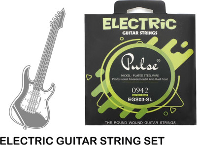 MUSIKING Electric PULSE ELECTRIC STRING SET EGS03 SL MGA17 Guitar String(6 Strings)