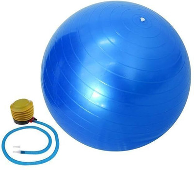 Shopeleven Exercise Gym Ball 55cm with Pump Non Slip Stability Fitness Yoga Balance ball Gym Ball(With Pump)