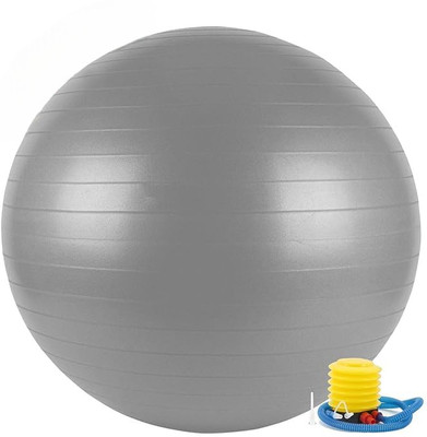 GJSHOP Anti-Burst Exercise Gym Ball with Pump, Anti-Slip Balance Stability Ball, Heavy Gym Ball(With Pump)